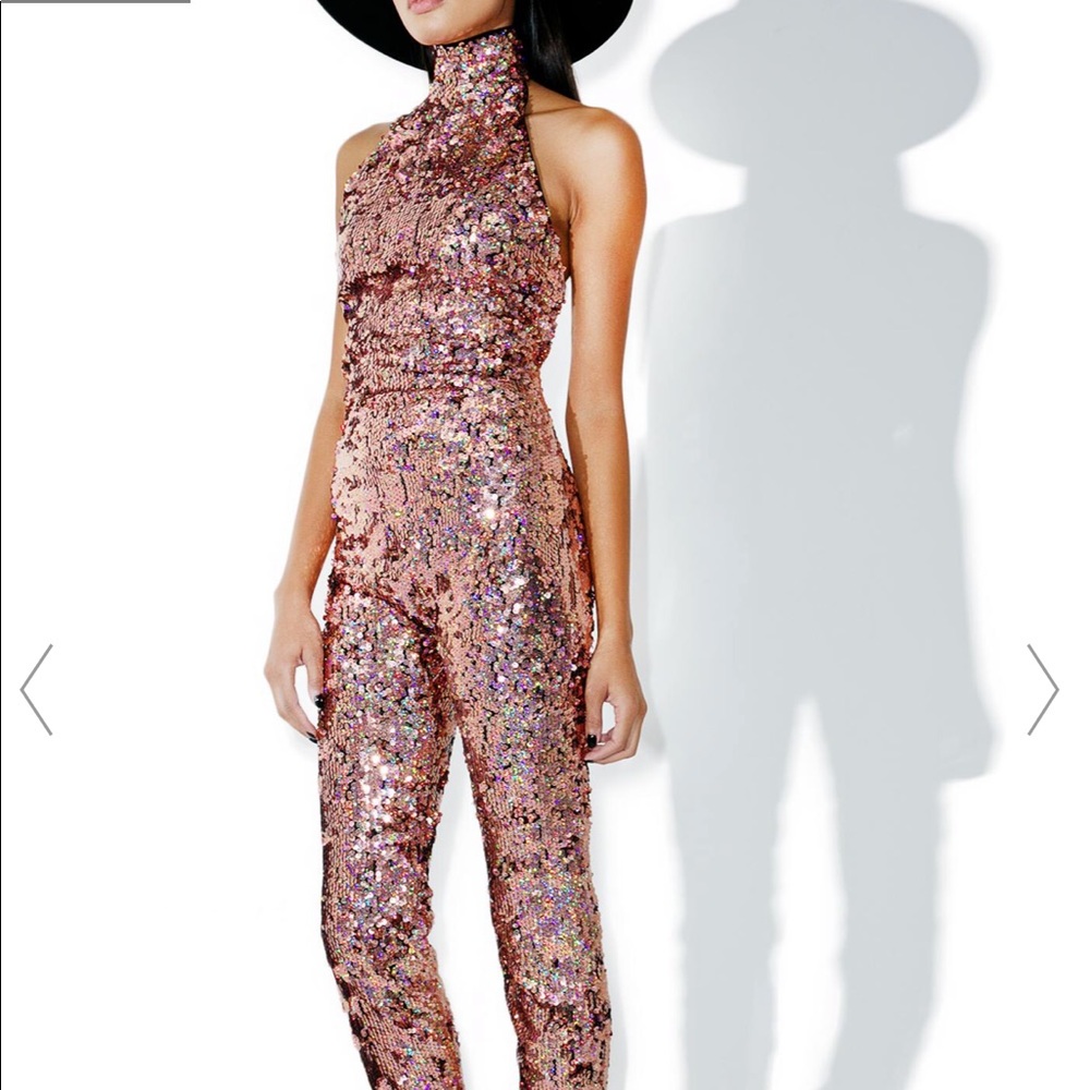 Jaded london jumpsuit sequin